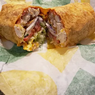 Chicken Bacon Ranch Wrap.