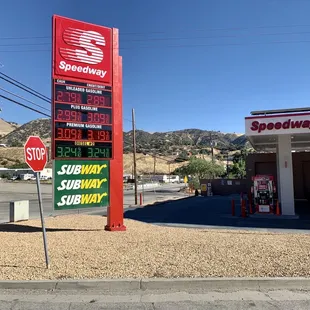 Next to Speedway