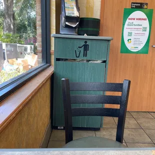 Trash already FULL at 12:03pm