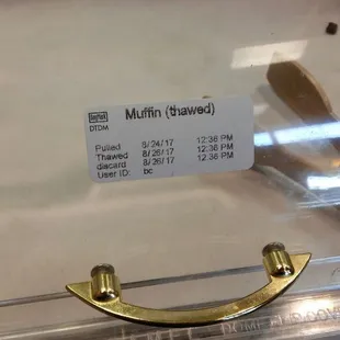 I wouldn't even eat a muffin I had personally made if it had been sitting around for almost two weeks. Disgusting.