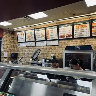 sushi and sashimi, interior