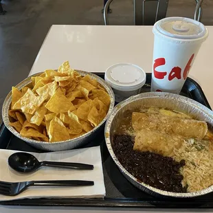 I don't know why it checked me in at Subway when I clicked on Cafe Rio. App glitch perhaps? This is Cafe Rio food.