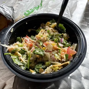 Chop chop turkey salad. The bomb.