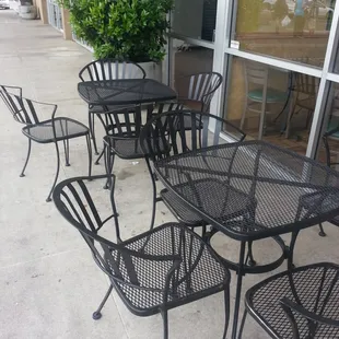 Outside seating