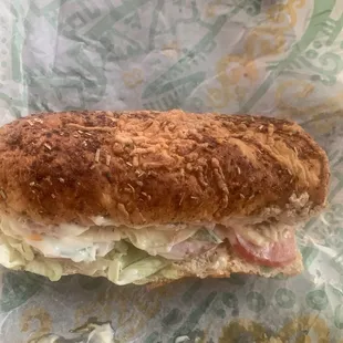 Herbs &amp; cheese vs artisan bread as requested