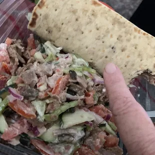 Tiny disgusting wilted salad for $9.00