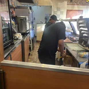 The one on the left was especially rude