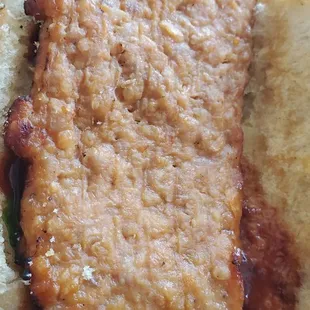 The barbeque rib sandwich is nothing but a McRib