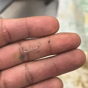 Staple that cut my mouth!