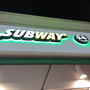 The sign that says 24/7 even though they "only take cash at night"....