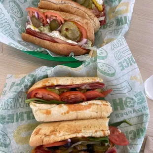 sandwiches, food