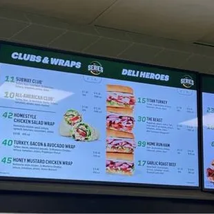 The world's most awkward menu.