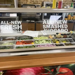 Loaded with fresh veggies