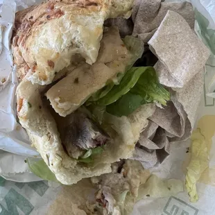 The meat was obviously bad, but she said it was normal chicken breast.