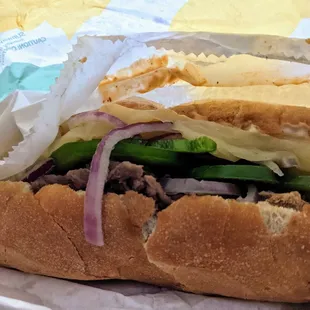 Green peppers that I specifically removed from my order