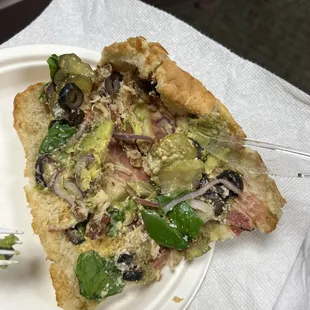 $15 chicken and bacon ranch melt with avocado