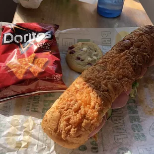 Foot long Cold Cut sandwich