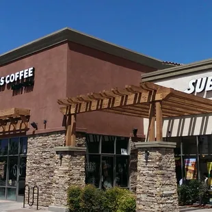 Coffee and a sandwich YUM.