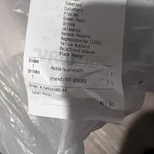 I ordered a drink and I did not receive it.