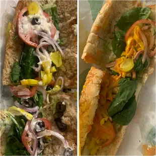 My husband and I ordered chicken and tuna (online order). Yet none of our sandwiches came with the meat lol ridiculous. And what avocado?