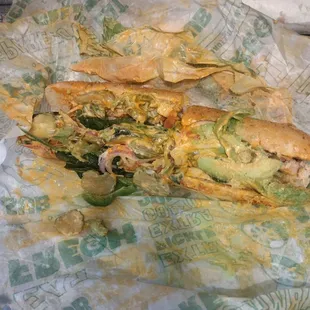 What is this? Dude made the worst sandwich. Didn&apos;t even eat it, straight to the trash.