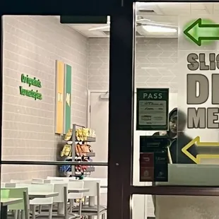 Worker prioritizing mopping the floor over making a sale.