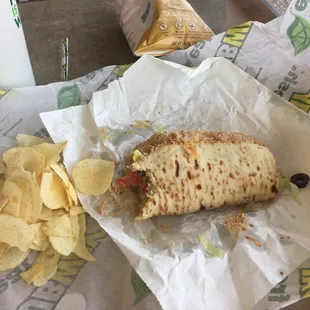 My favorite tuna on flat bread.