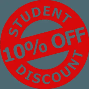 Student 10% off