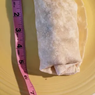 Sweet Onion Teriyaki Chicken Wrap, while flavorful, is on the small side. I'm not sure it would hold together if larger.