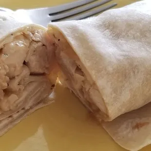 Sweet Onion Chicken Teriyaki wrap, basic level.