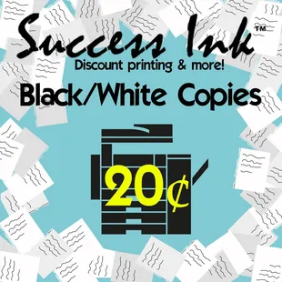 The Power Of Service! 
 20¢ copies, 25¢ if double sided.