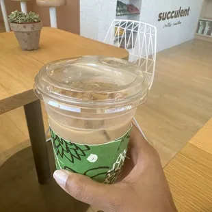 Iced Almond Milk Latte