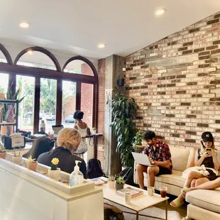 Inside is clean and lovely