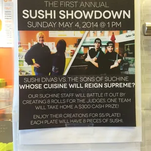 Sushi Showdown 1st Annual