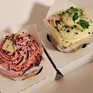The strawberry cupcake was so good