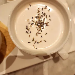 Lavender latte