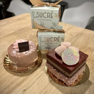 Cheesecake and seasonal square