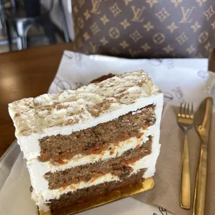 Carrot Cake with Goat Cheese