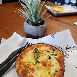 Spinach Gruyere Quiche