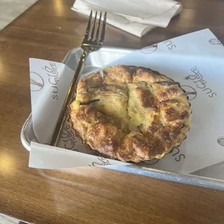 Shiitake & Shallot Croissant Souffle