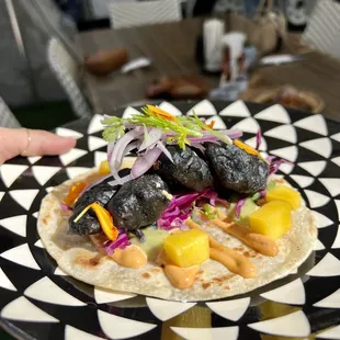 Shrimp taco  @littlebitesatx on IG