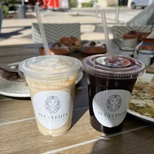 Horchata Jamaica agua fresca  @littlebitesatx on IG