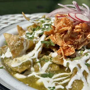 Chilaquiles  @littlebitesatx on IG