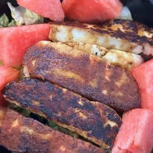 Watermelon haloumi