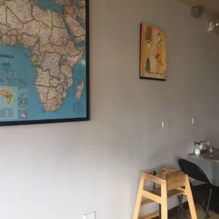 They have a high chair