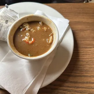 Shrimp and crawfish gumbo