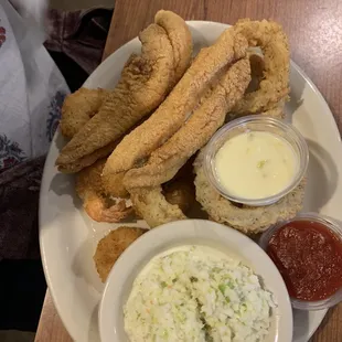 Catfish and Shrimp Combo