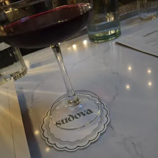 Cocktail at the bar top