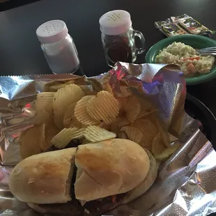 Italian sausage patty sandwich