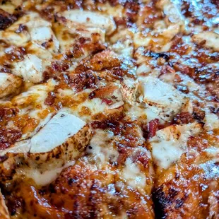 Close up of the Superbird Pizza